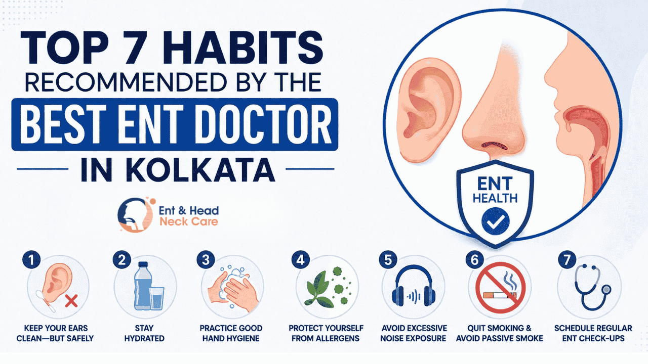 Habits Recommended by the Best ENT Doctor in Kolkata